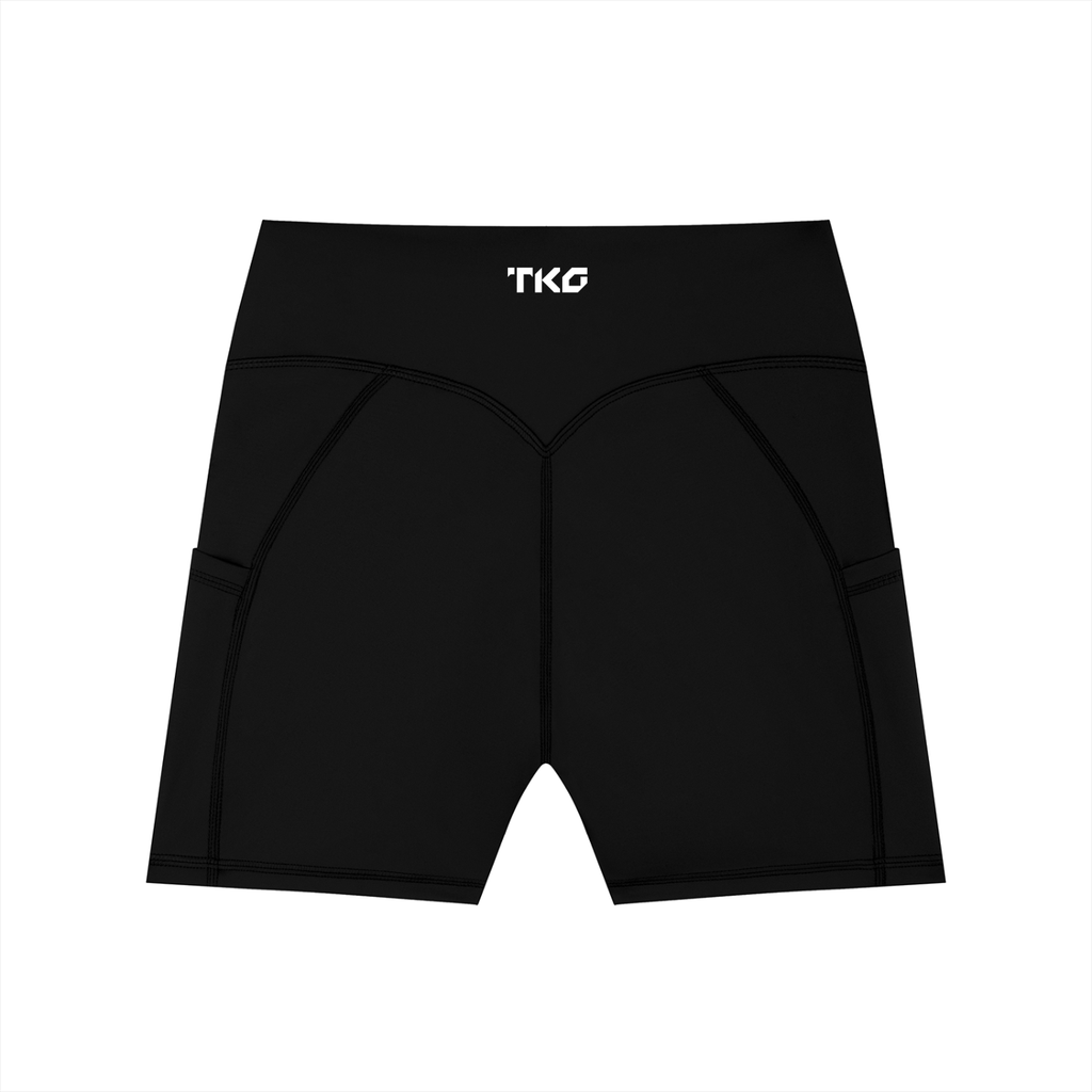 Women's High-Waisted Pocket Biker Shorts