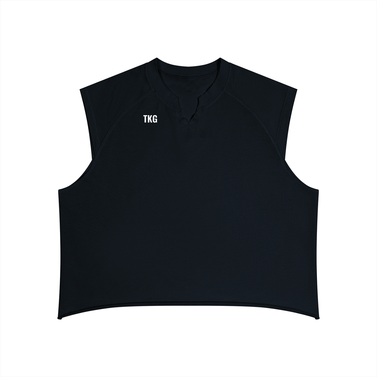 Men’s Boxy Raw Hem Tank Top
