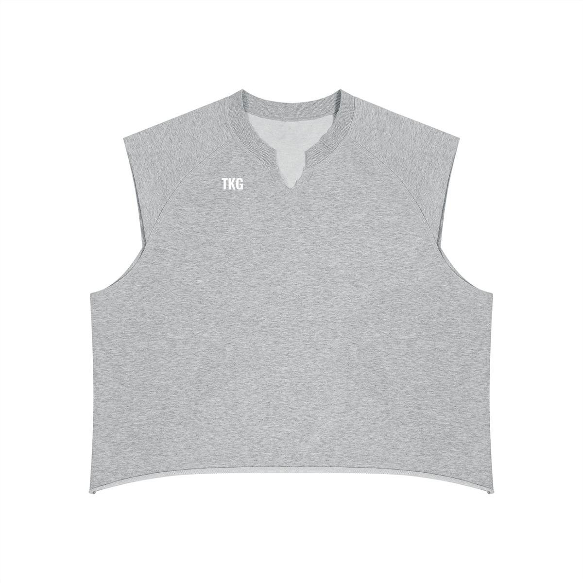Men’s Boxy Raw Hem Tank Top