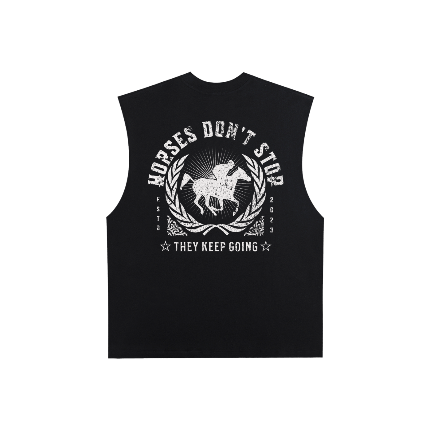 Raw Edge Cotton Tank Top