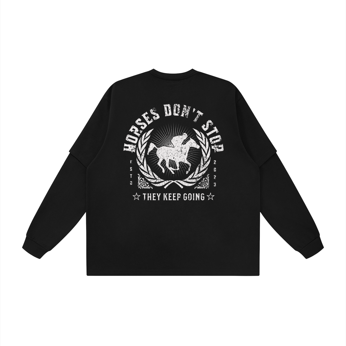 Unisex Layered Oversized T-Shirt