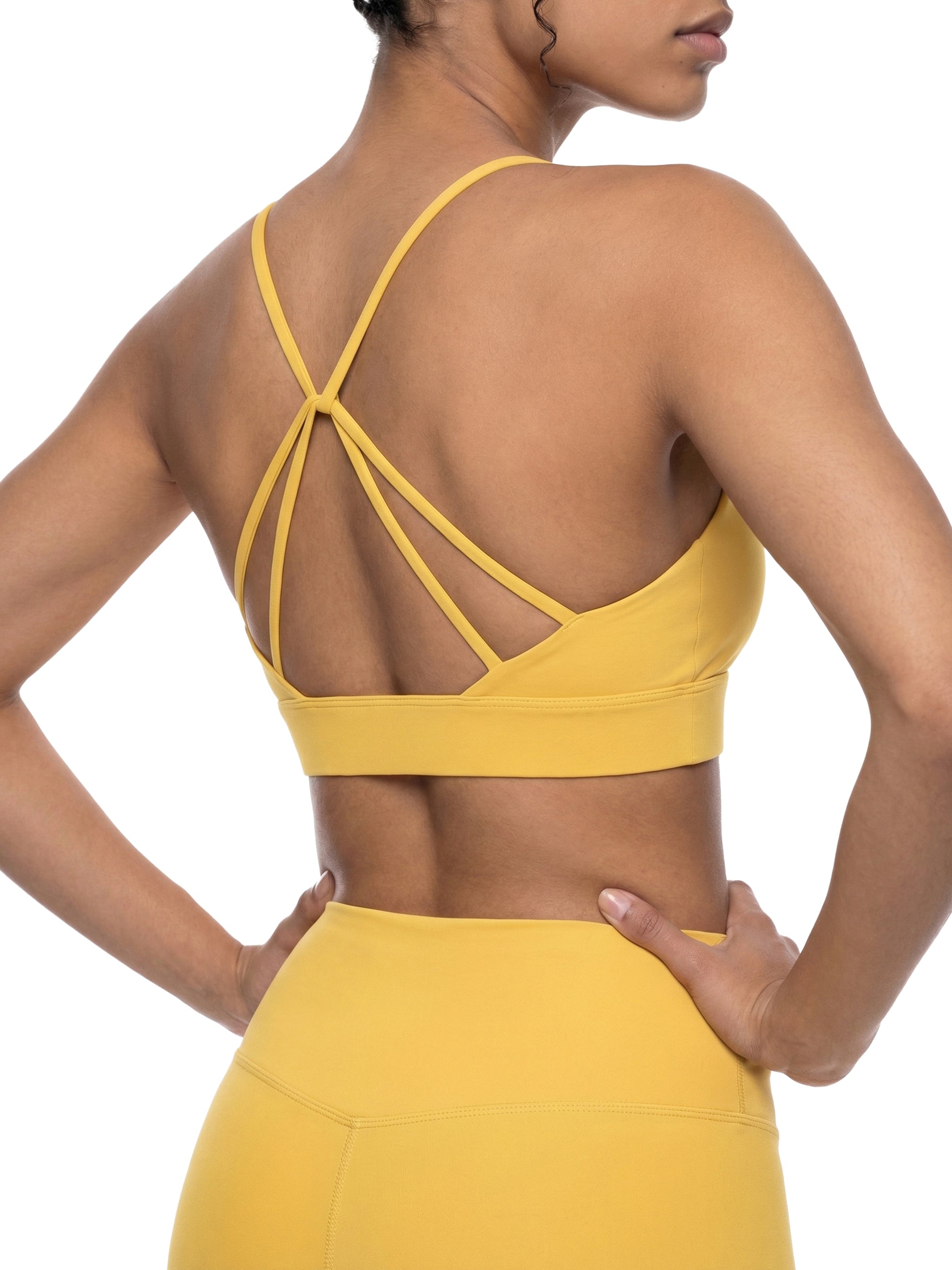 TKG Criss Cross Yoga Sports Bra
